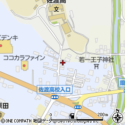 新潟県佐渡市中原615周辺の地図