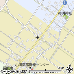 新潟県新発田市小川544周辺の地図
