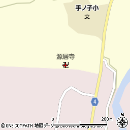 源居寺周辺の地図