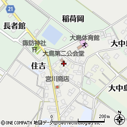新潟県新発田市大中島54周辺の地図