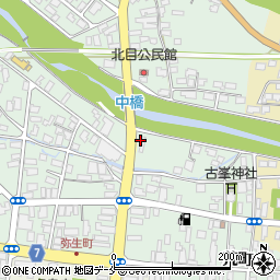 高畠町多目的広場トイレ周辺の地図
