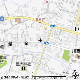 山形県東置賜郡川西町上小松3527周辺の地図