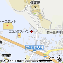 新潟県佐渡市中原574周辺の地図