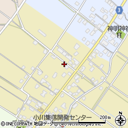 新潟県新発田市小川545周辺の地図