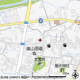 山形県東置賜郡川西町上小松3441周辺の地図