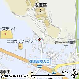 新潟県佐渡市中原571周辺の地図