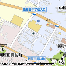 新潟県佐渡市中原222周辺の地図