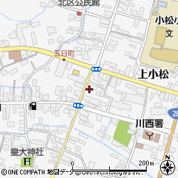 山形県東置賜郡川西町上小松1578周辺の地図