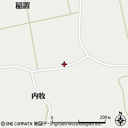 宮城県角田市稲置地蔵堂周辺の地図