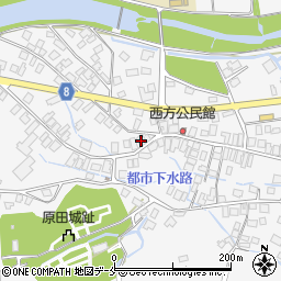 山形県東置賜郡川西町上小松3321周辺の地図