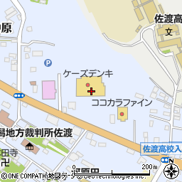 新潟県佐渡市中原511周辺の地図