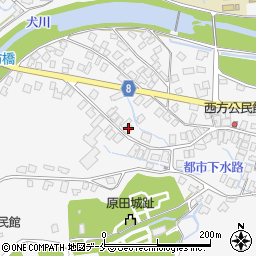 山形県東置賜郡川西町上小松3302周辺の地図