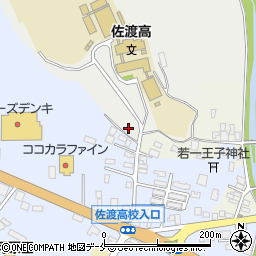 新潟県佐渡市石田564周辺の地図