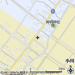 新潟県新発田市小川672周辺の地図