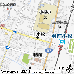 山形県東置賜郡川西町上小松1619周辺の地図