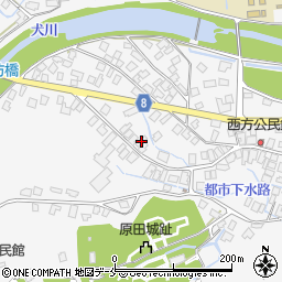 山形県東置賜郡川西町上小松3303周辺の地図