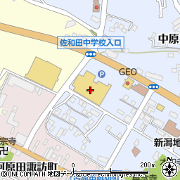 コメリハード＆グリーン佐和田店周辺の地図
