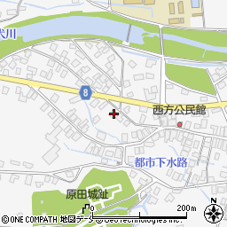 山形県東置賜郡川西町上小松3329-27周辺の地図