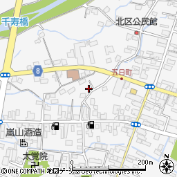 山形県東置賜郡川西町上小松3427周辺の地図