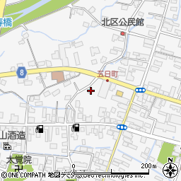 山形県東置賜郡川西町上小松3531周辺の地図