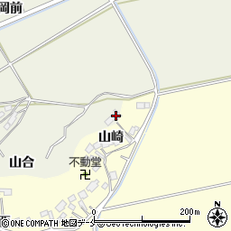 宮城県角田市岡山合60周辺の地図