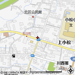 山形県東置賜郡川西町上小松3495周辺の地図