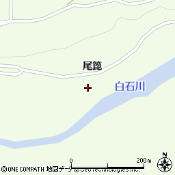 宮城県白石市福岡蔵本尾箆113周辺の地図