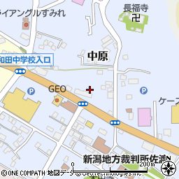 新潟県佐渡市中原313周辺の地図