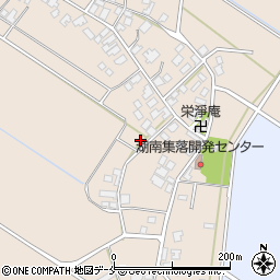 新潟県新発田市湖南周辺の地図