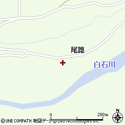 宮城県白石市福岡蔵本尾箆104周辺の地図