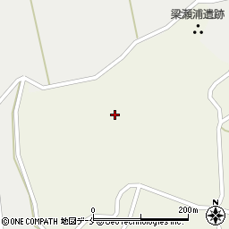 宮城県角田市岡浦谷地周辺の地図