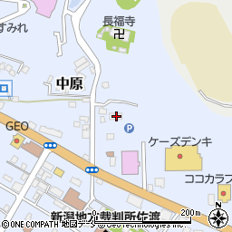 新潟県佐渡市中原389周辺の地図