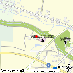 浜田広介記念館周辺の地図