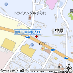 新潟県佐渡市中原225周辺の地図