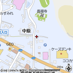 新潟県佐渡市中原393周辺の地図