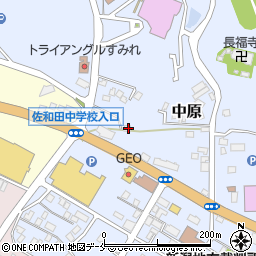 新潟県佐渡市中原229周辺の地図