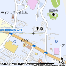 新潟県佐渡市中原312周辺の地図