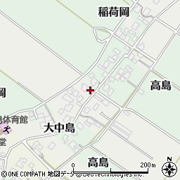 新潟県新発田市片桐周辺の地図