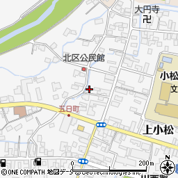 山形県東置賜郡川西町上小松3541周辺の地図