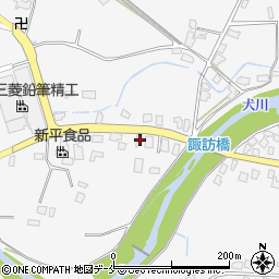 山形県東置賜郡川西町上小松3990周辺の地図