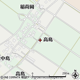 新潟県新発田市高島432周辺の地図