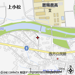 山形県東置賜郡川西町上小松3330-29周辺の地図