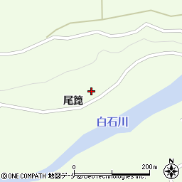 宮城県白石市福岡蔵本尾箆135周辺の地図