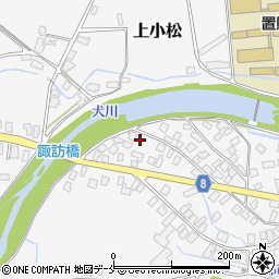 山形県東置賜郡川西町上小松3318周辺の地図