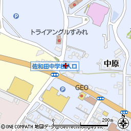 新潟県佐渡市中原208周辺の地図