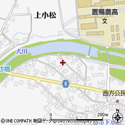 山形県東置賜郡川西町上小松3331周辺の地図