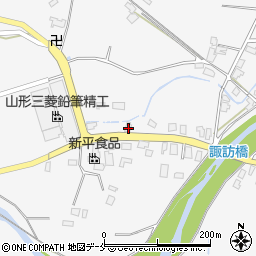 山形県東置賜郡川西町上小松3961周辺の地図