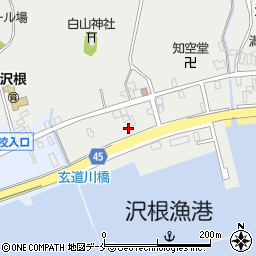 新潟県佐渡市沢根五十里1117周辺の地図