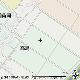 新潟県新発田市高島周辺の地図