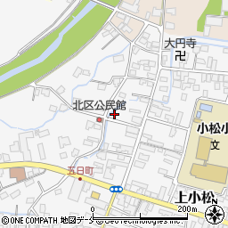 山形県東置賜郡川西町上小松3552周辺の地図